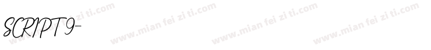 SCRIPT 9字体转换